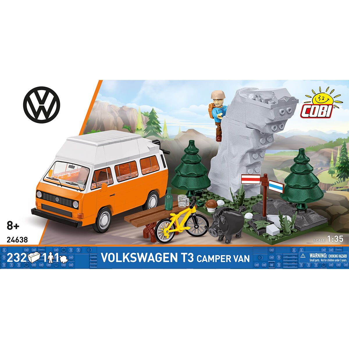 COBI 24638 - Volkswagen T3 CAMPER VAN - Bild 3