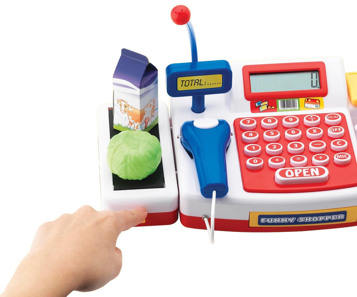 Simba Supermarktkasse mit Scanner 104525700 Gerät, Schraubenzieher, Werkzeug, Elektronik