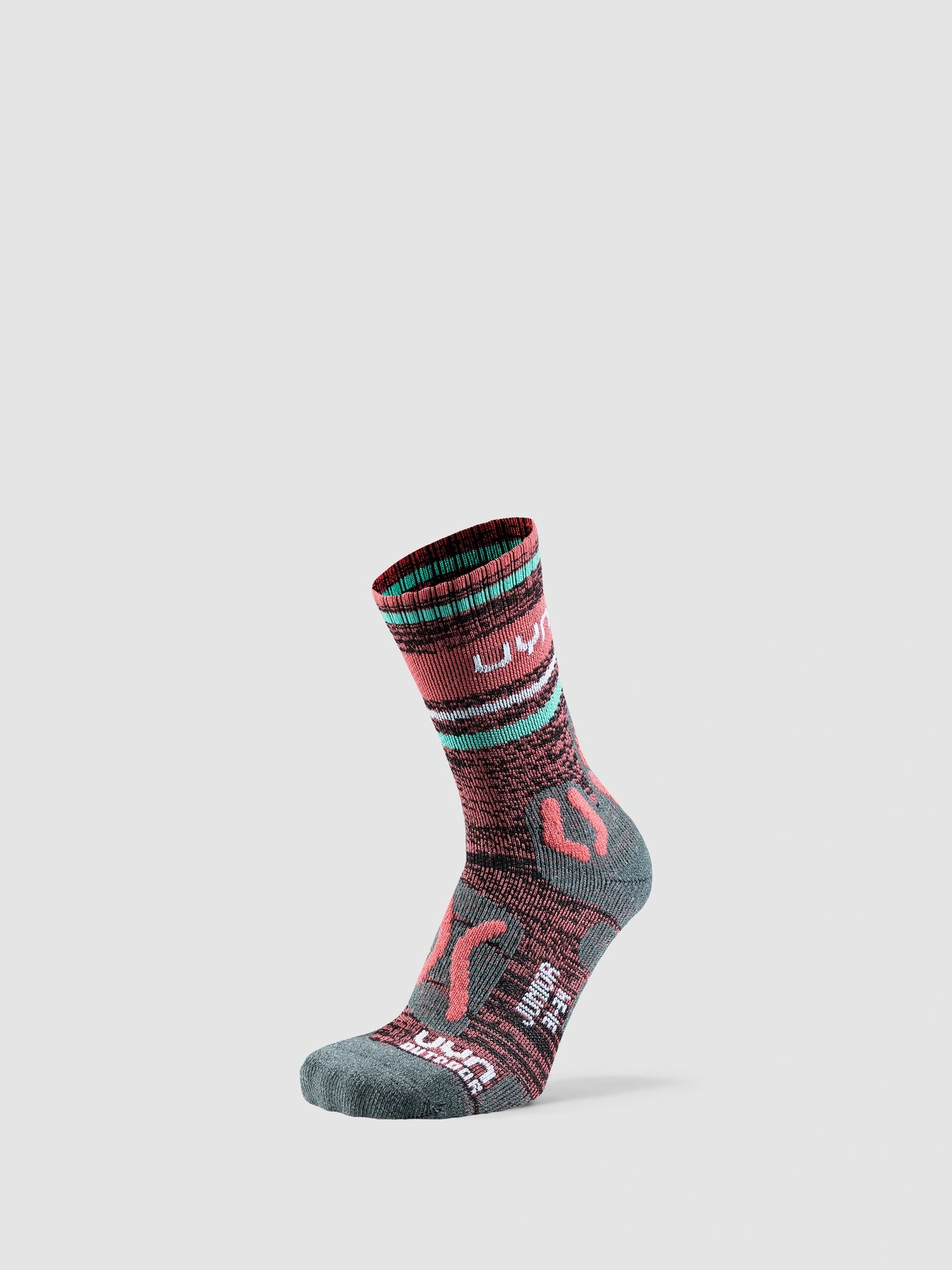 UYN Kinder Outdoorsocken Explorer S100362P567 - Pink Streifen UYN Kinder Outdoorsocken Explorer S100362P567 - Pink Streifen