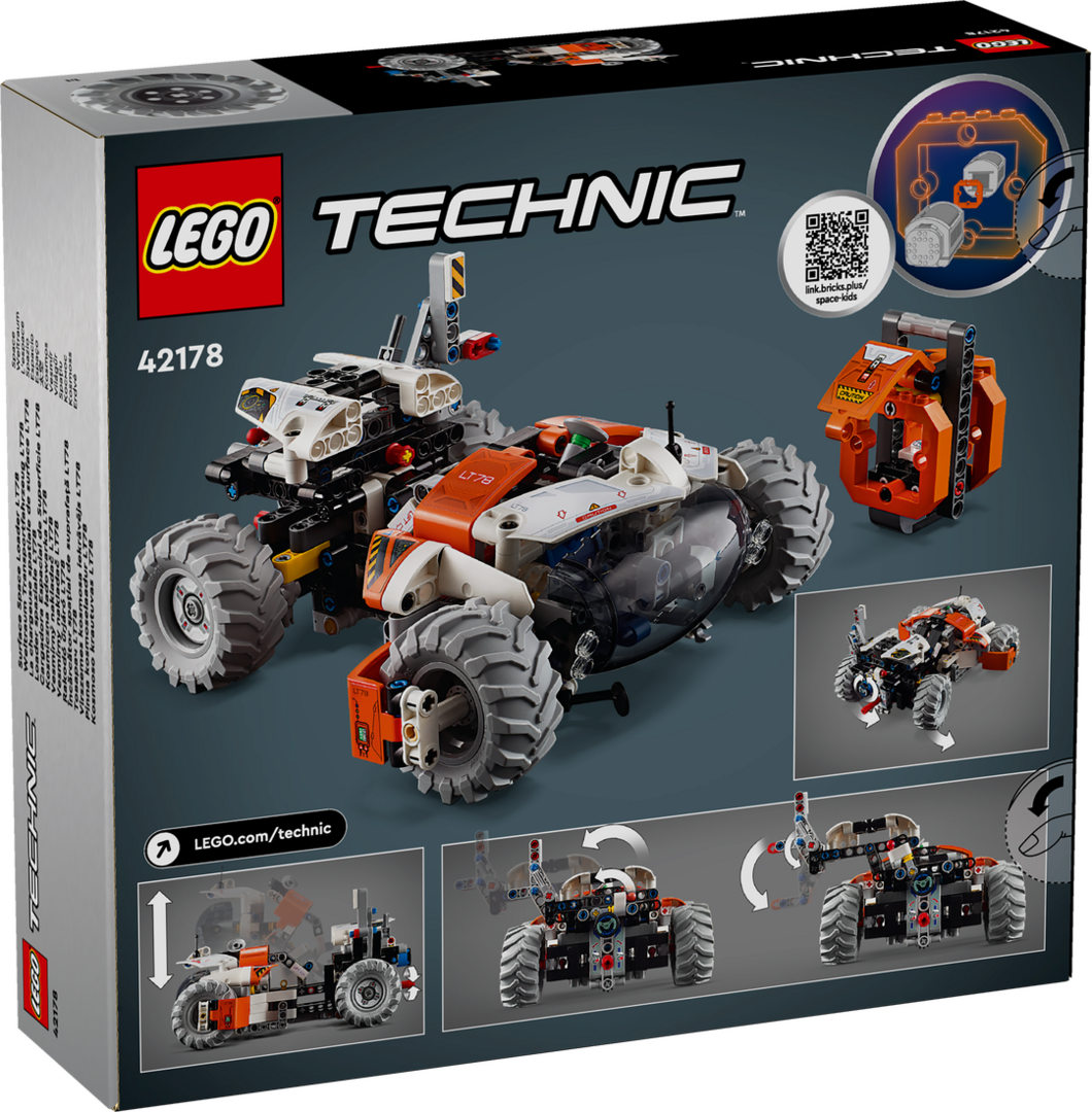LEGO® Technic Weltraum Transportfahrzeug LT78 42178 Maschine, Motor, Rad, QR Code