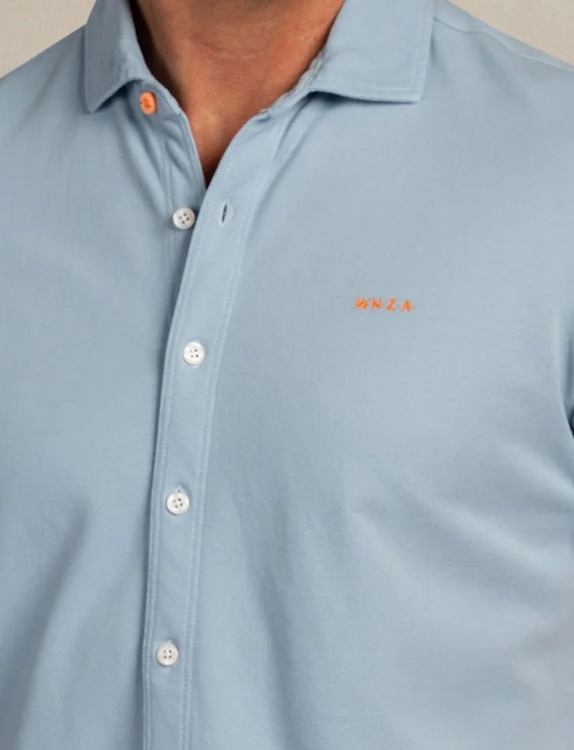 NZA 26CN590SHB/XXL Hemd - Kurzarm / Hellblau - XXL