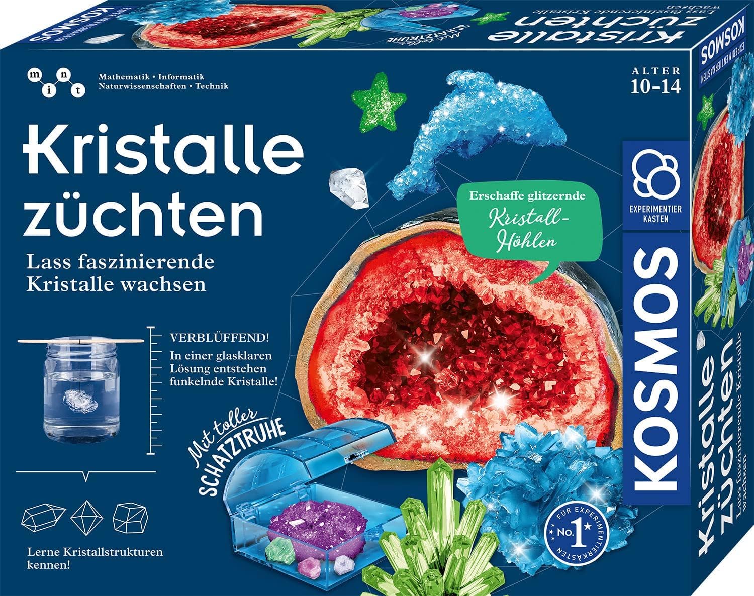 Kosmos Kristalle Züchten Faszinierender Chemie-Experimentierkasten Für Kinder Ab 10 Jahren 645601 Essen, Obst, Pflanze, Produzieren