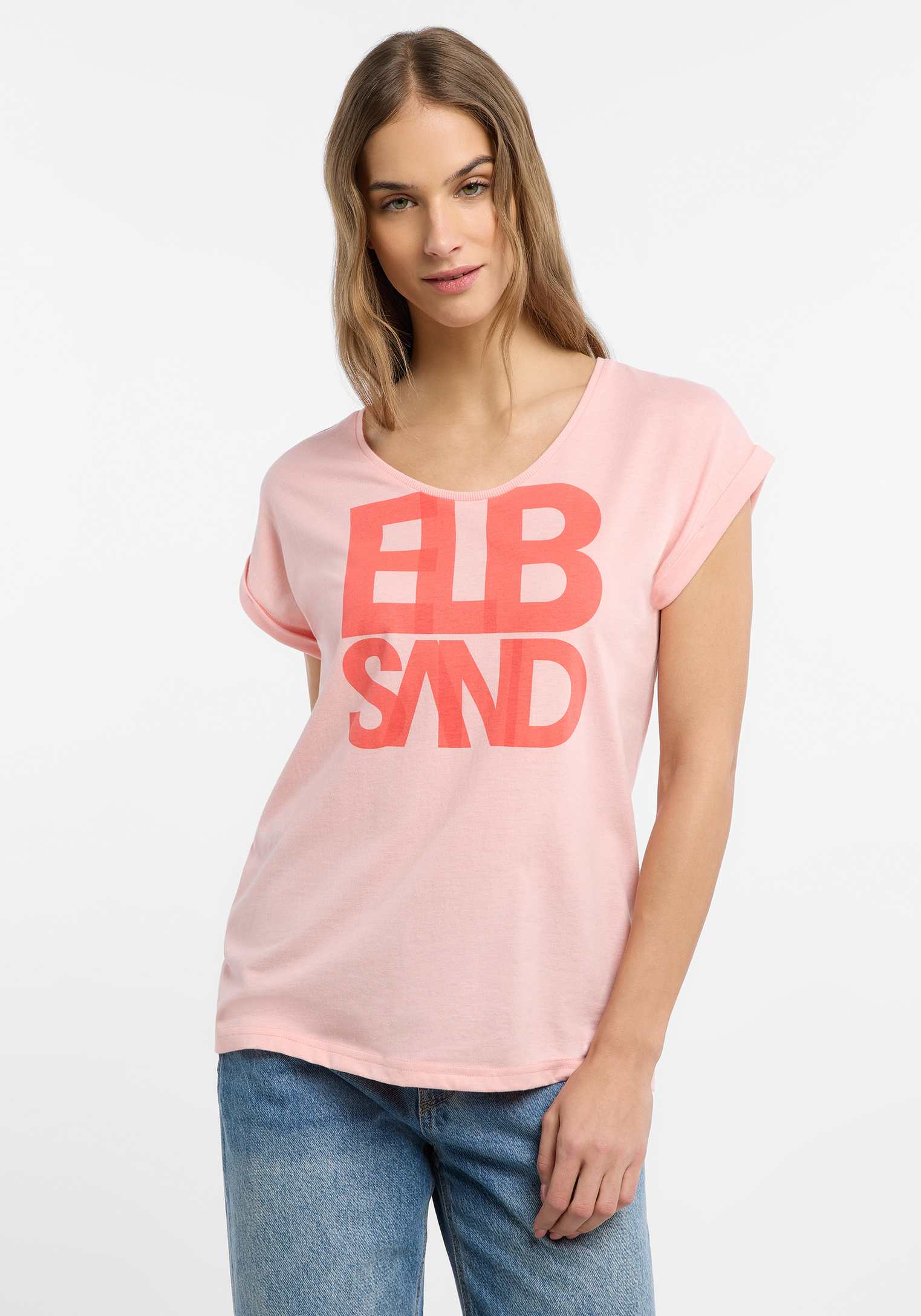 Elbsand Eldis T-Shirt in Pink Bild 4 Elbsand Eldis T-Shirt in Pink, Produktfoto 4.