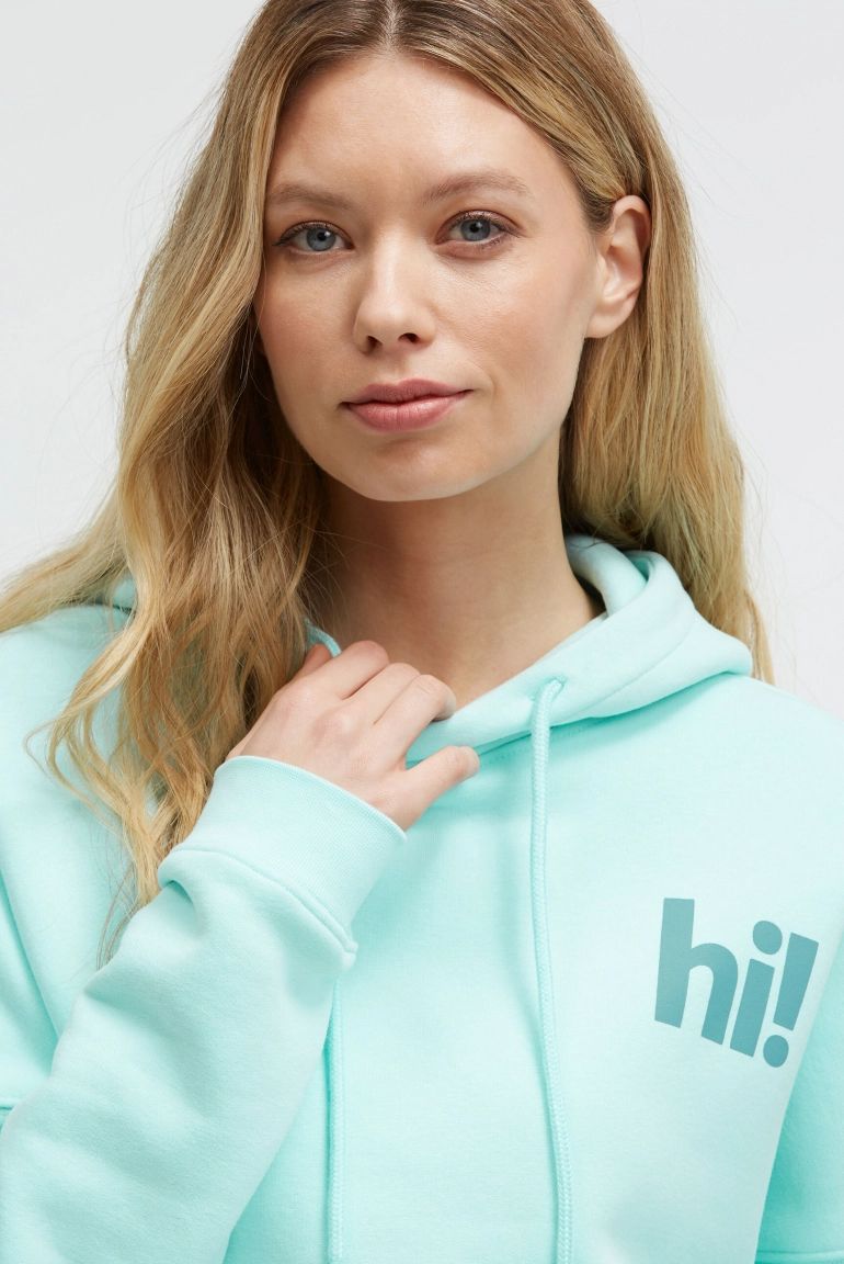 SENSES 2602365712 Hoodie SE: RENITY mit Print, Damen, Türkis