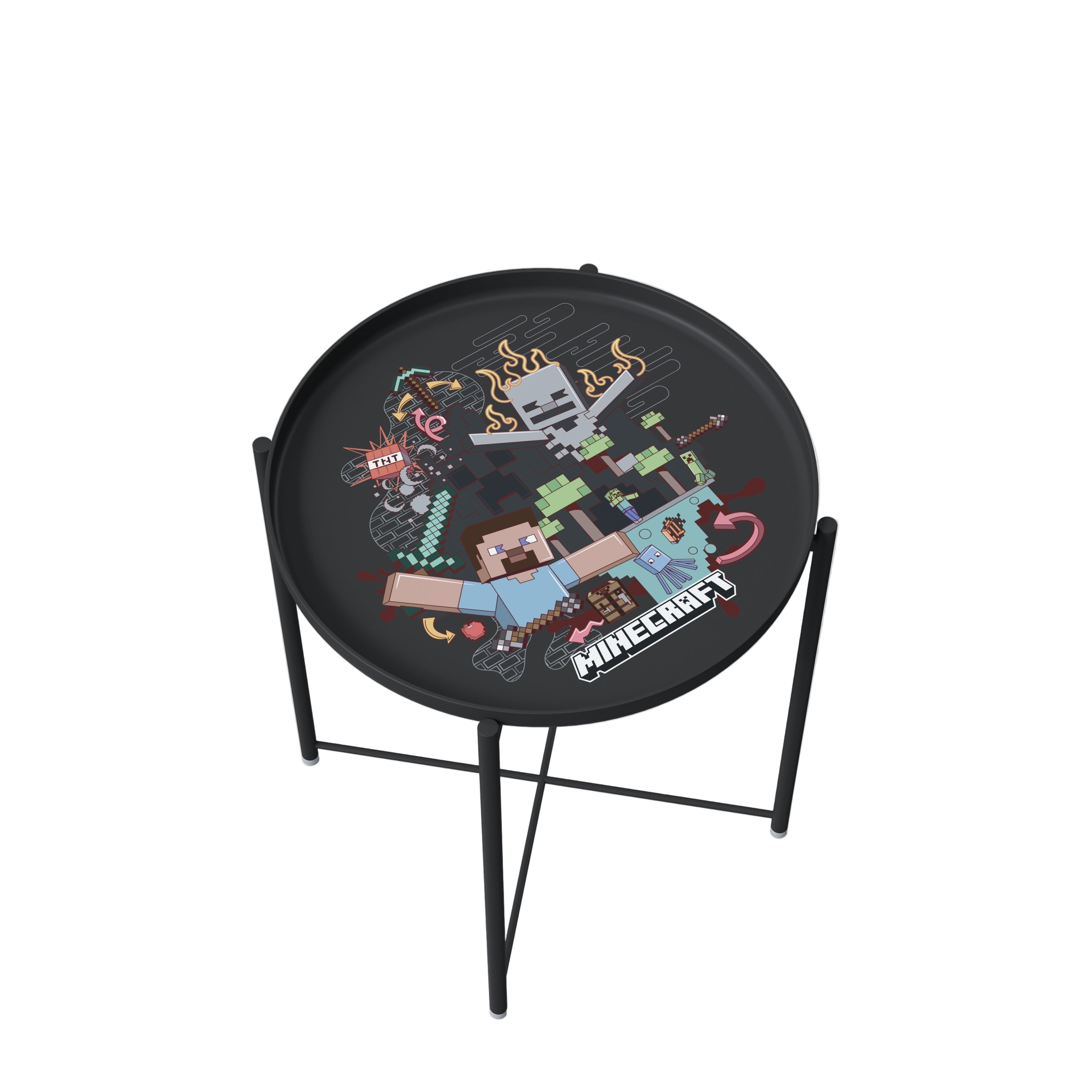 Roba 147230MC BEISTELLTISCH MIT TABLETT, RUND - Bild 1 Roba 147230MC BEISTELLTISCH MIT TABLETT, RUND - Beistelltisch - Produktbild 1