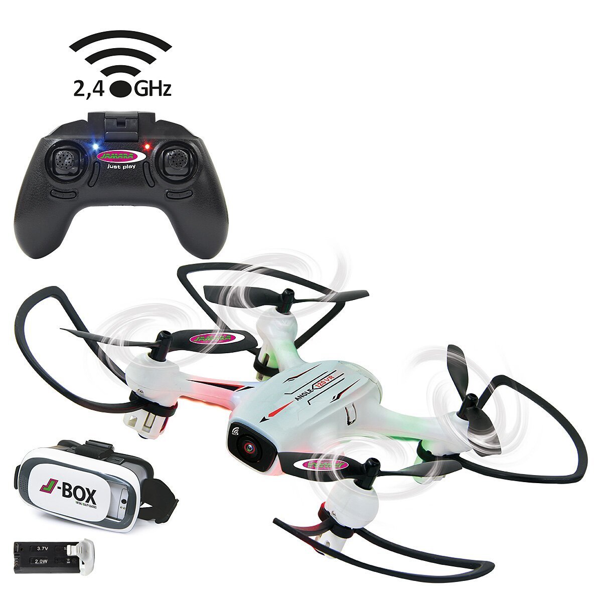 JAMARA Angle 120 VR Wide Angle Drone Altitude HD FPV Wifi ab 16 Jahren JAMARA Angle 120 VR Wide Angle Drone Altitude HD FPV Wifi ab 16 Jahren