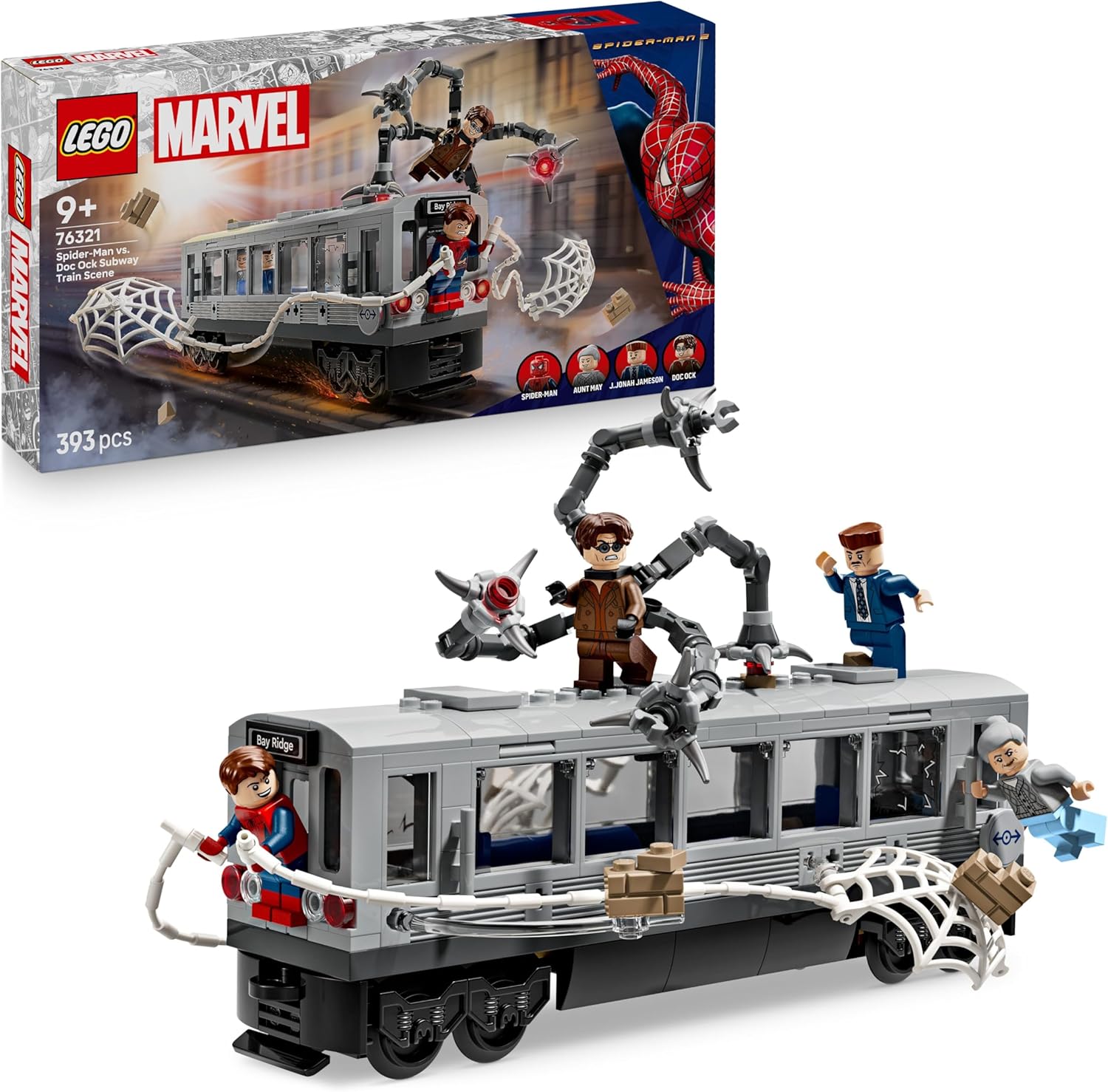 LEGO, MARVEL, Super, Heroes, Spider-Man, vs., Doc, Ock, im, U-Bahn-Zug, 76321 LEGO MARVEL Super Heroes Spider-Man vs. Doc Ock im U-Bahn-Zug 76321