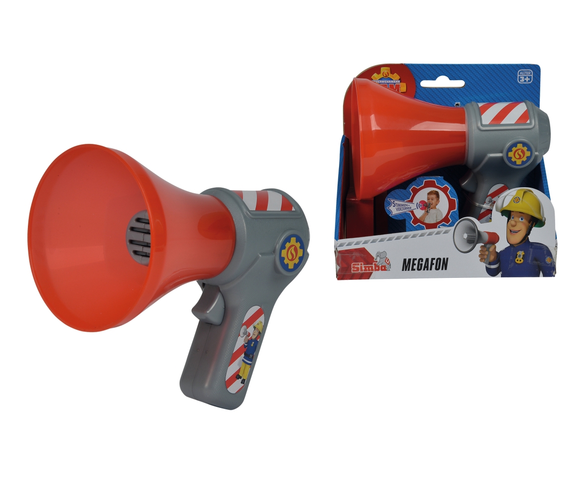 Sam Feuerwehr Megaphon 109258699 Sam, Feuerwehr, Megaphon, 109258699, Elektronik, Sprecher, Fön, Person, Gesicht