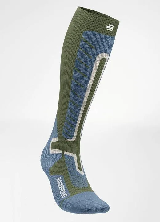 Bauerfeind Sports 70000988 Ski-Socken Damen 39–42 – Kompression Green Bauerfeind Sports 70000988 Ski-Socken Damen 39–42 – Kompression Green