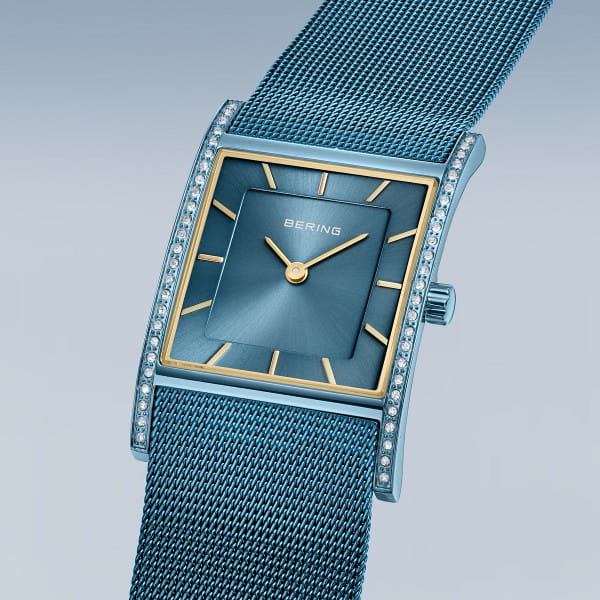 Bering 10426-398-S Damenuhr, Milanaise, Blau Bering 10426-398-S Damenuhr, Milanaise, Blau