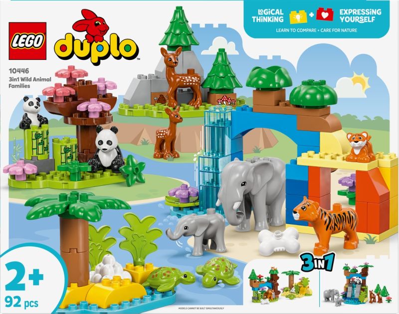 LEGO® DUPLO® Wildtier-Familien 3-in-1-Set 10446