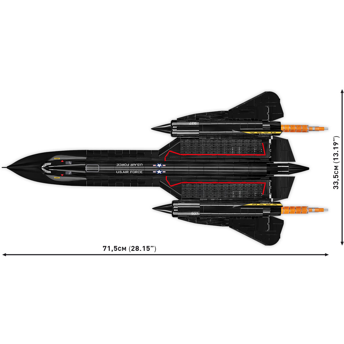 COBI 5890 - Lockheed SR-71 Blackbird Executive - Bild 11 COBI 5890 - Lockheed SR-71 Blackbird Executive - Bild 11