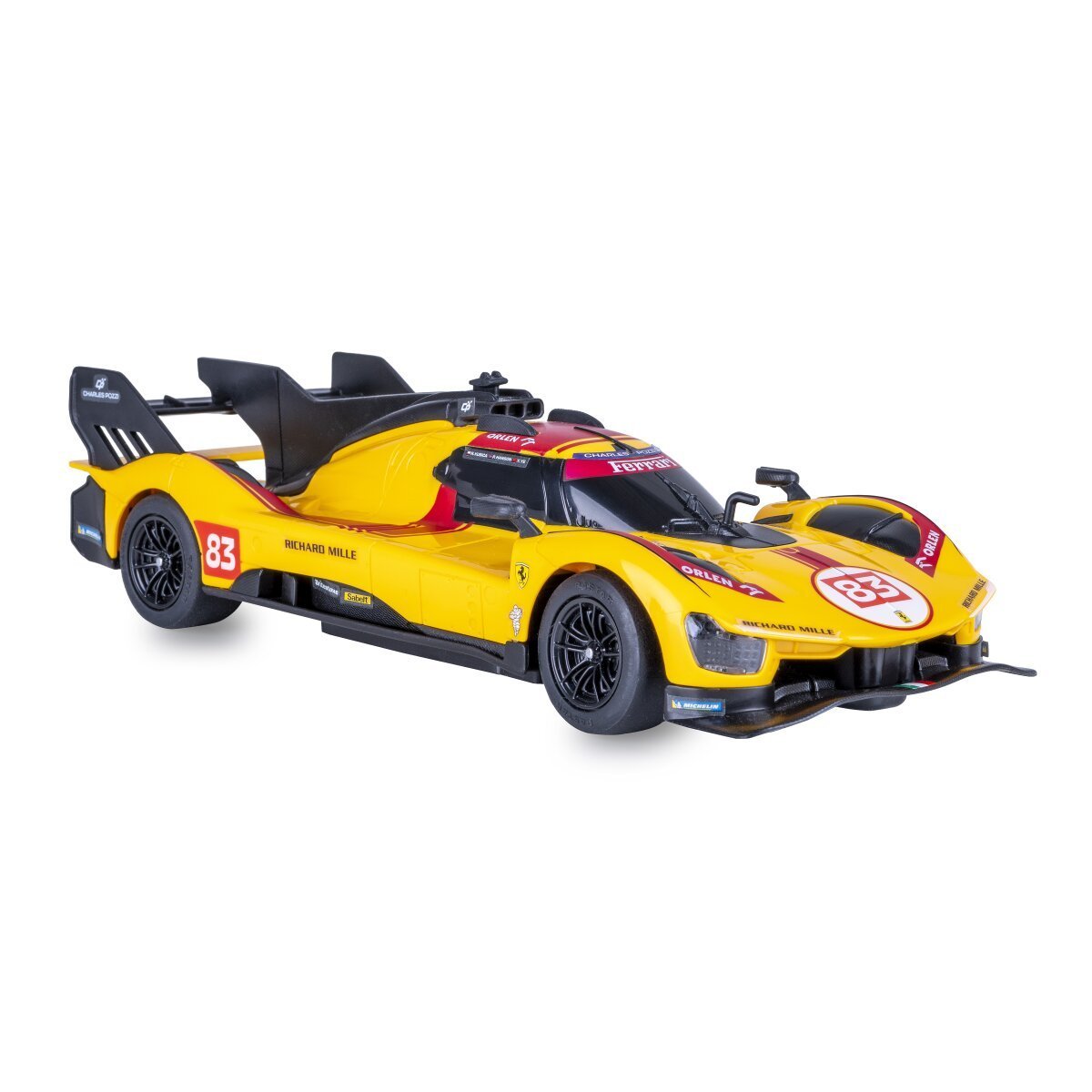 JAMARA Ferrari 499P-N83 1:24 gelb 2,4GHz ab 6 Jahren
