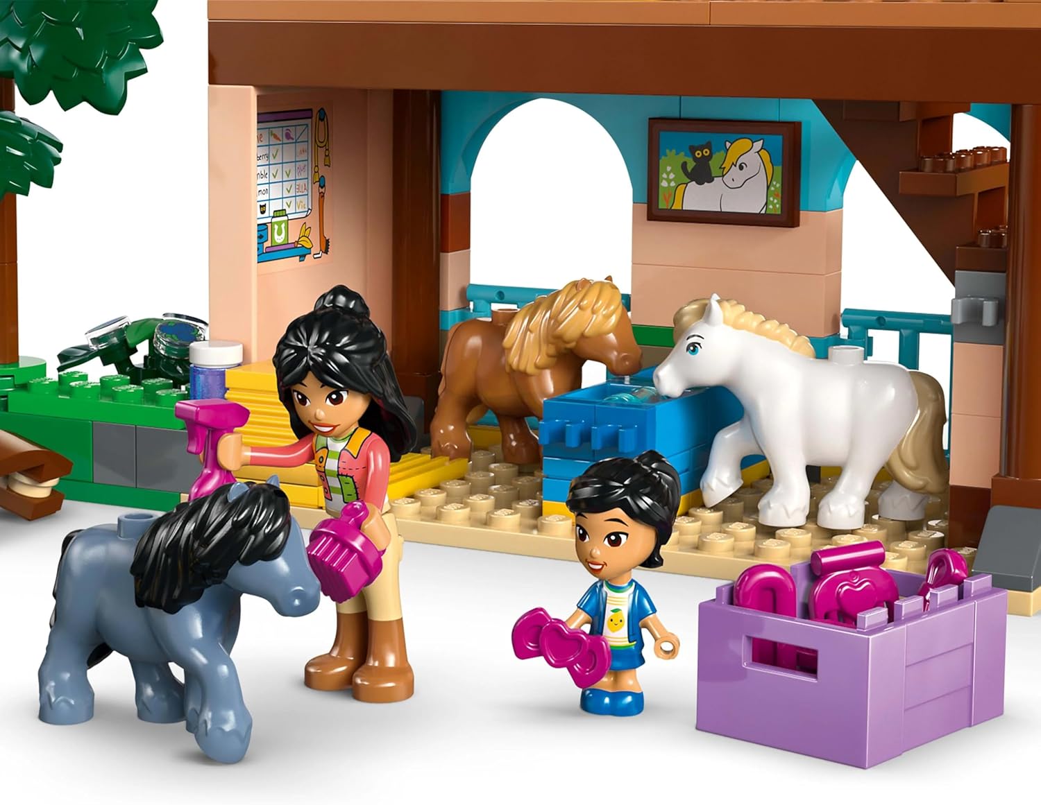 LEGO® Friends 42654 Ponyhof & Stall Person, Spielzeug