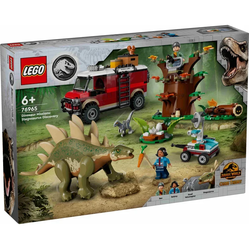 LEGO® 76965 Jurassic World - Dinosaurier-Missionen: Entdeckung des Stegosaurus LEGO®, 76965, Jurassic, World, -, Dinosaurier-Missionen:, Entdeckung, des, Stegosaurus