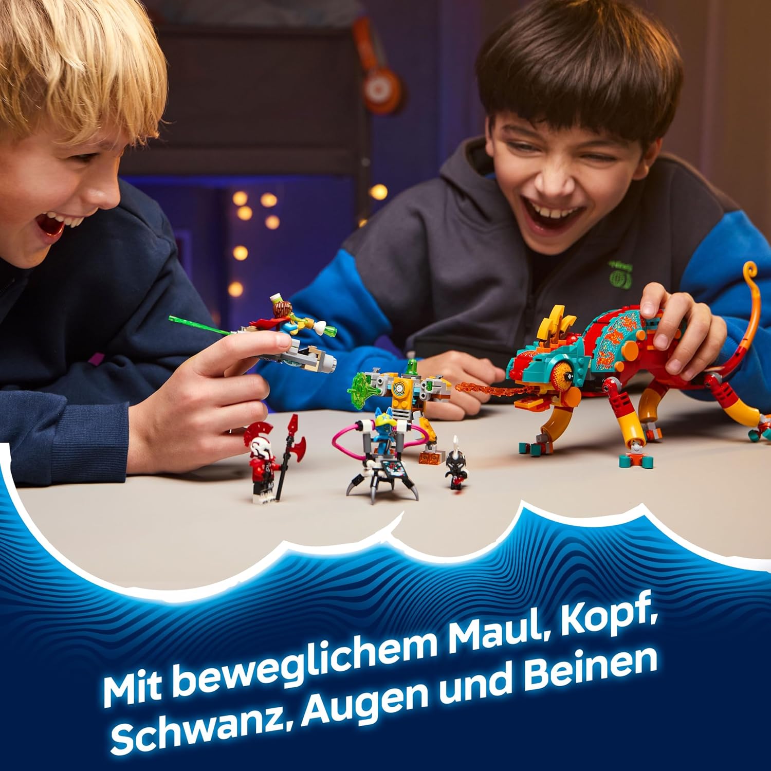 LEGO® DREAMZzz 71492 Mateos Feuer-Chamäleon Werbung, Junge, Kind, Männlich, Person