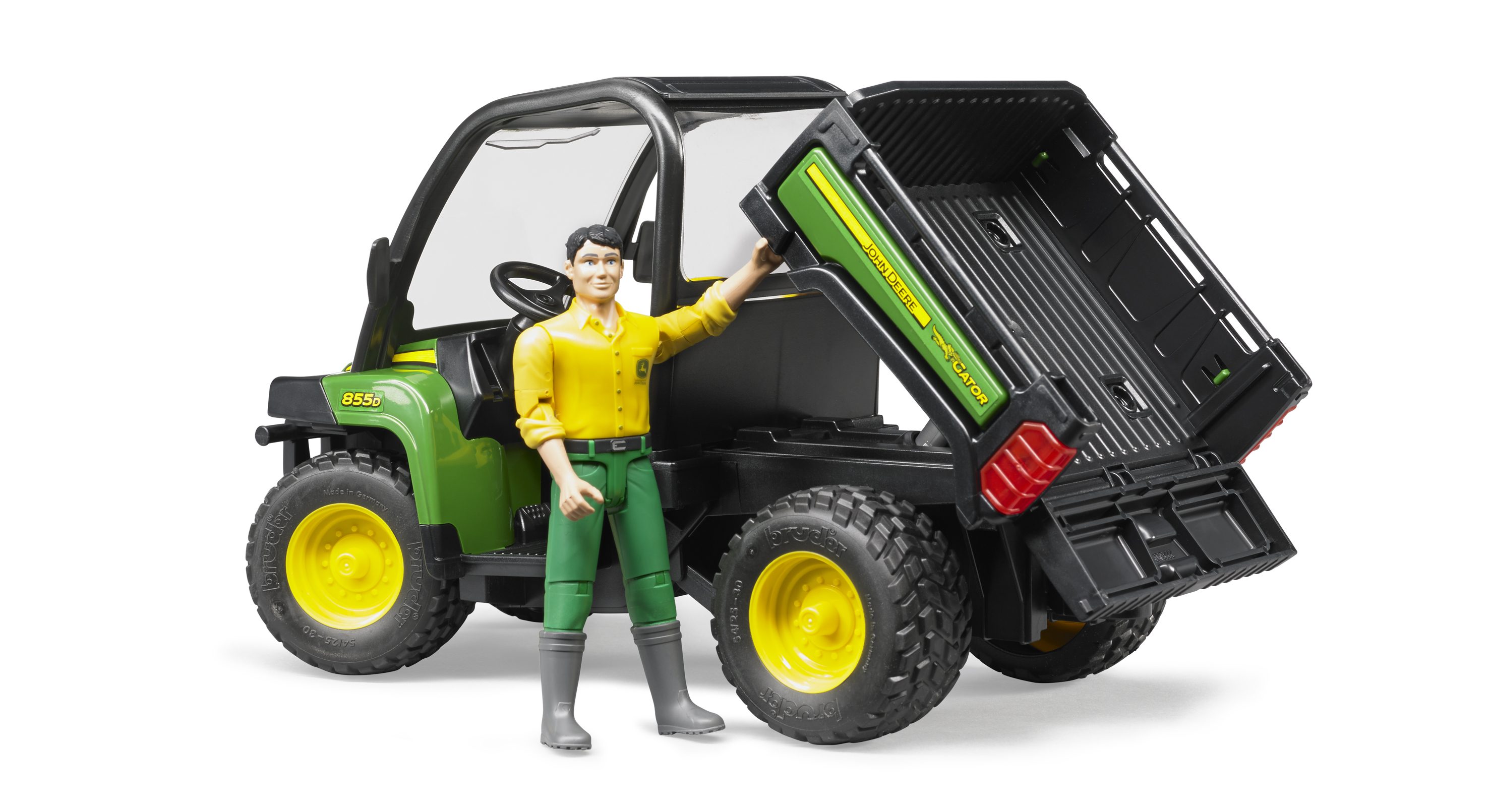BRUDER 02490 - John Deere Gator XUV 855D mit Fahrer - Bild 3 BRUDER 02490 - John Deere Gator XUV 855D mit Fahrer - Bild 3