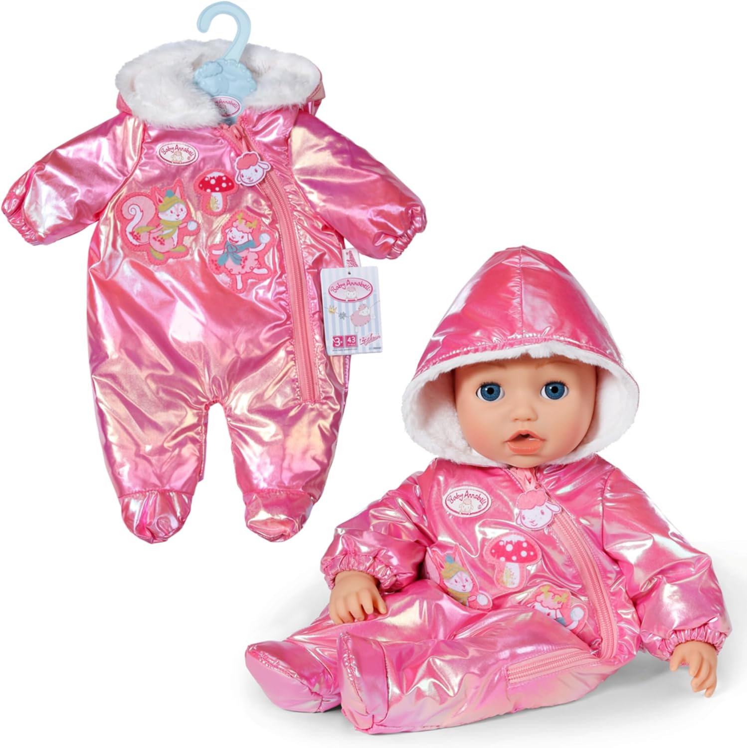 Baby Annabell Winteranzug pink 43cm