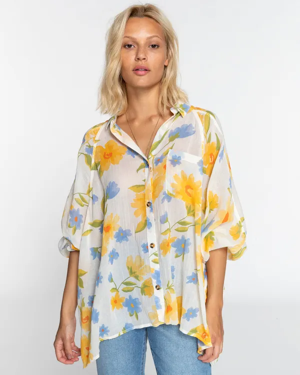 Billabong, Shirt, Langarm, Damen, Salt