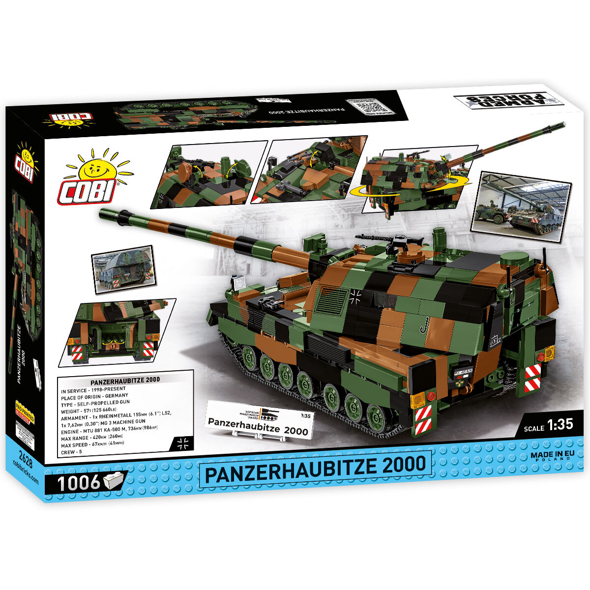 COBI 2628 - Panzerhaubitze 2000 Maßstabb 1:35) - Bild 2 COBI 2628 - Panzerhaubitze 2000 Maßstabb 1:35) - Bild 2