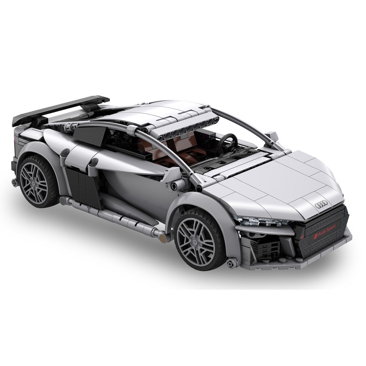 JAMARA CaDA Audi R8 Coupé 1:14 grau 2,4GHz Bricks ab 6 Jahren JAMARA CaDA Audi R8 Coupé 1:14 grau 2,4GHz Bricks ab 6 Jahren