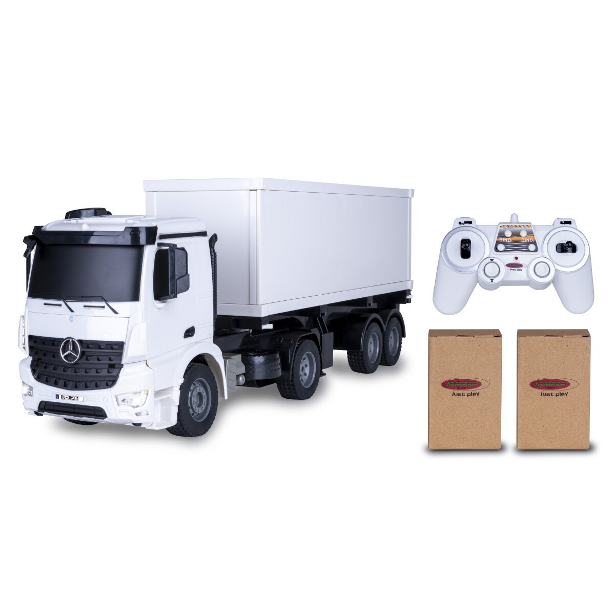 JAMARA Container LKW Mercedes-Benz Arocs 1:20 2,4GHz ab 6 Jahren