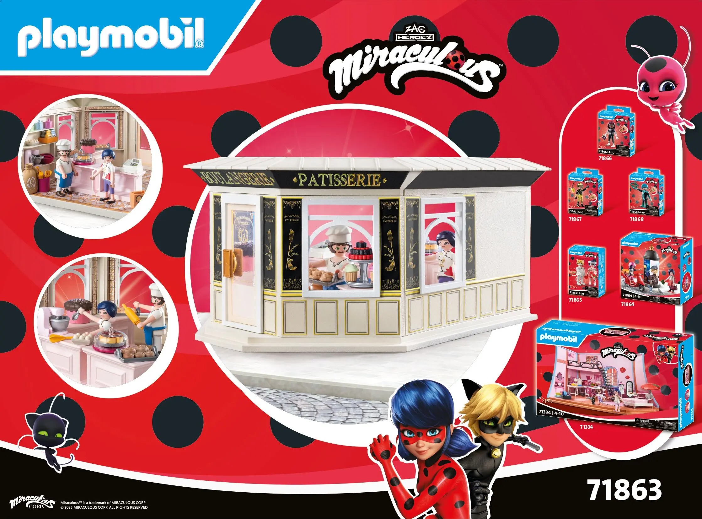 PLAYMOBIL 71863 Miraculous: Französische Bäckerei PLAYMOBIL 71863 Miraculous: Französische Bäckerei