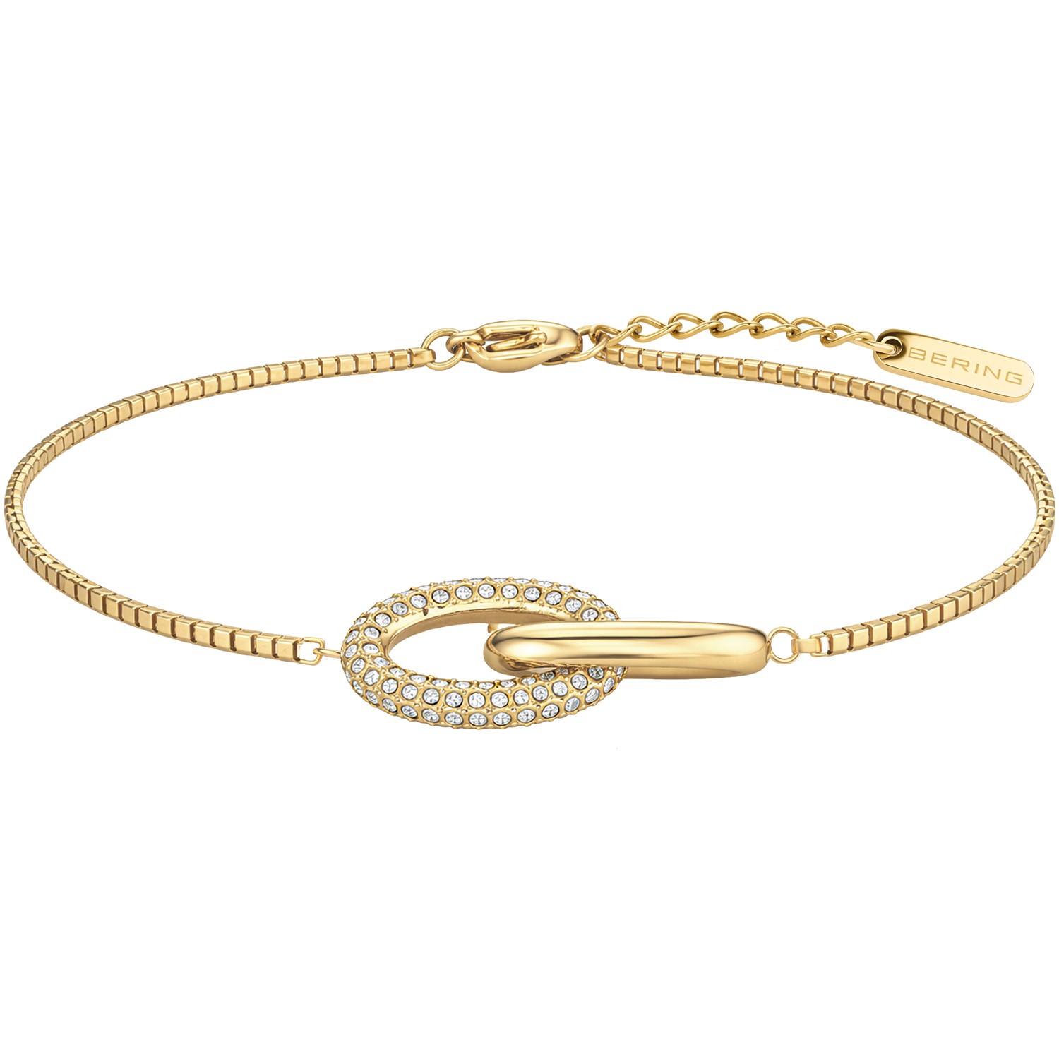 Bering 671-27-180 Armband, Damen, Arctic Pavé, Gold Bering 671-27-180 Armband, Damen, Arctic Pavé, Gold