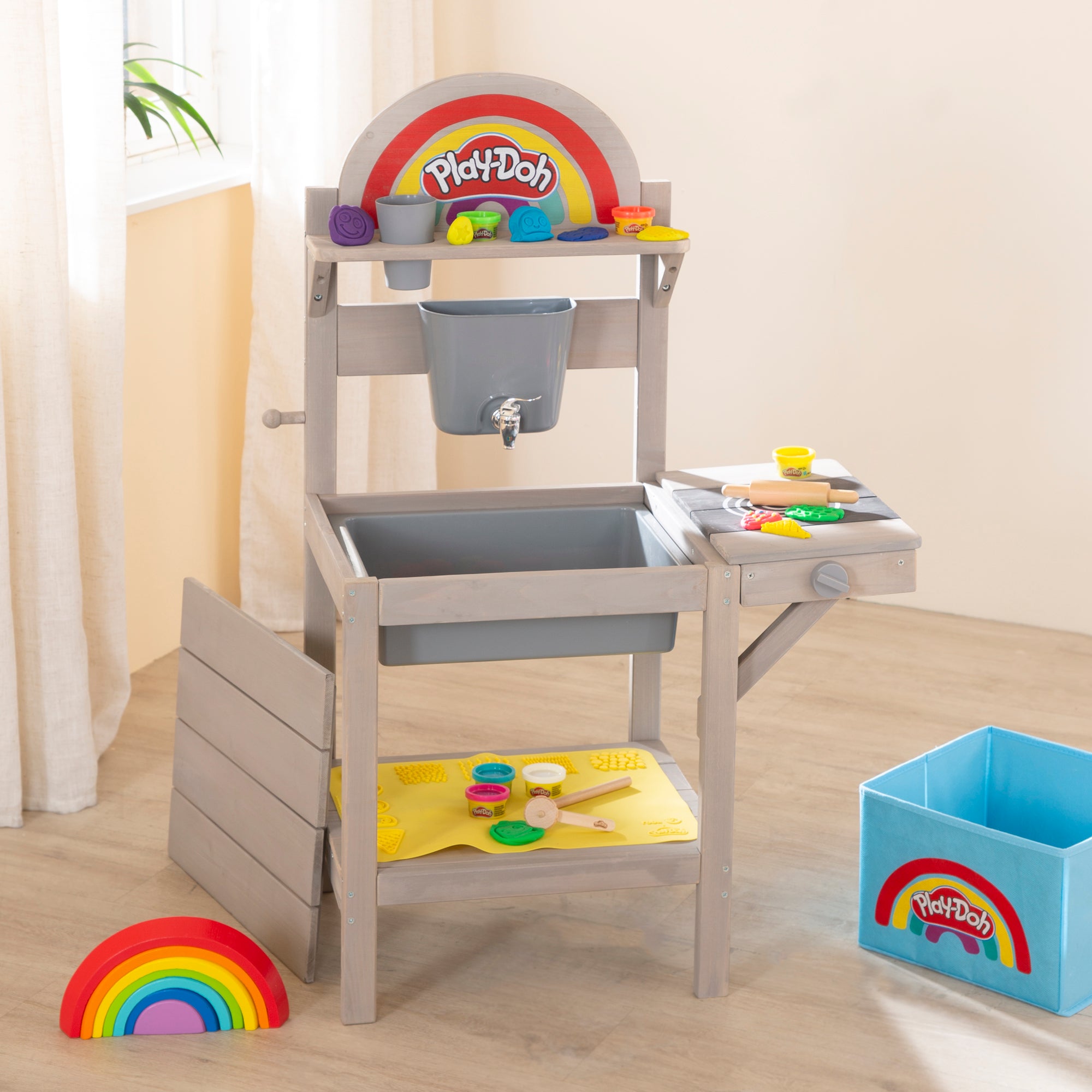 Roba 457047PD1ZU Matschküche roba x Play-Doh grau – Outdoor FSC - Bild 15 Roba 457047PD1ZU Matschküche roba x Play-Doh grau – Outdoor FSC - Produktbild 15