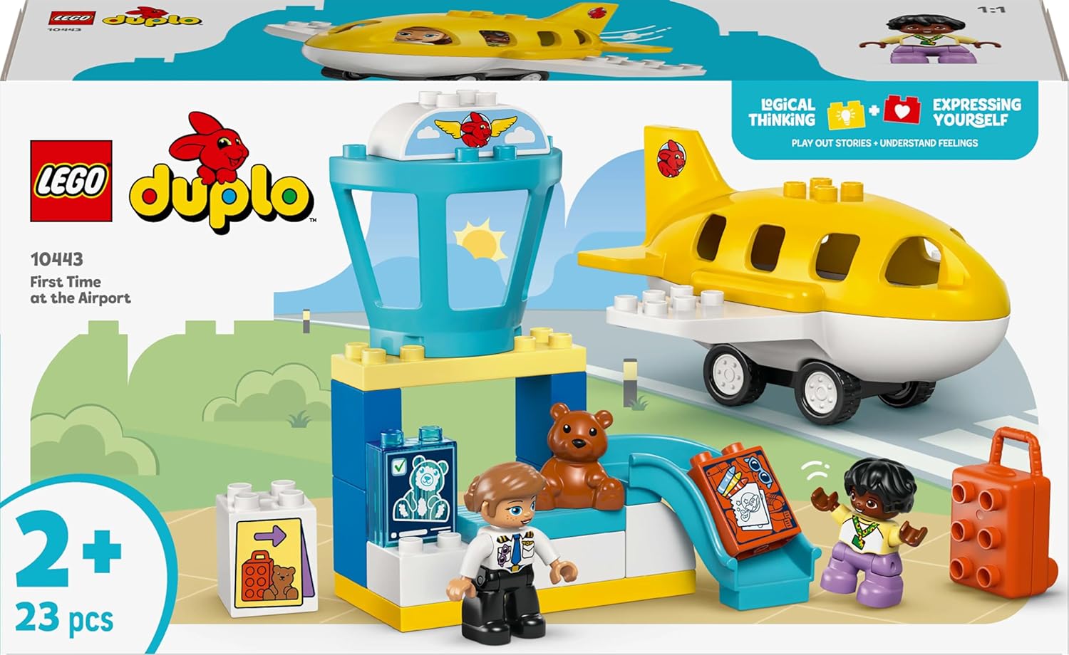 LEGO® DUPLO Erster Besuch im Flughafen 10443 Spielzeug, Baby, Person, Maschine, Rad