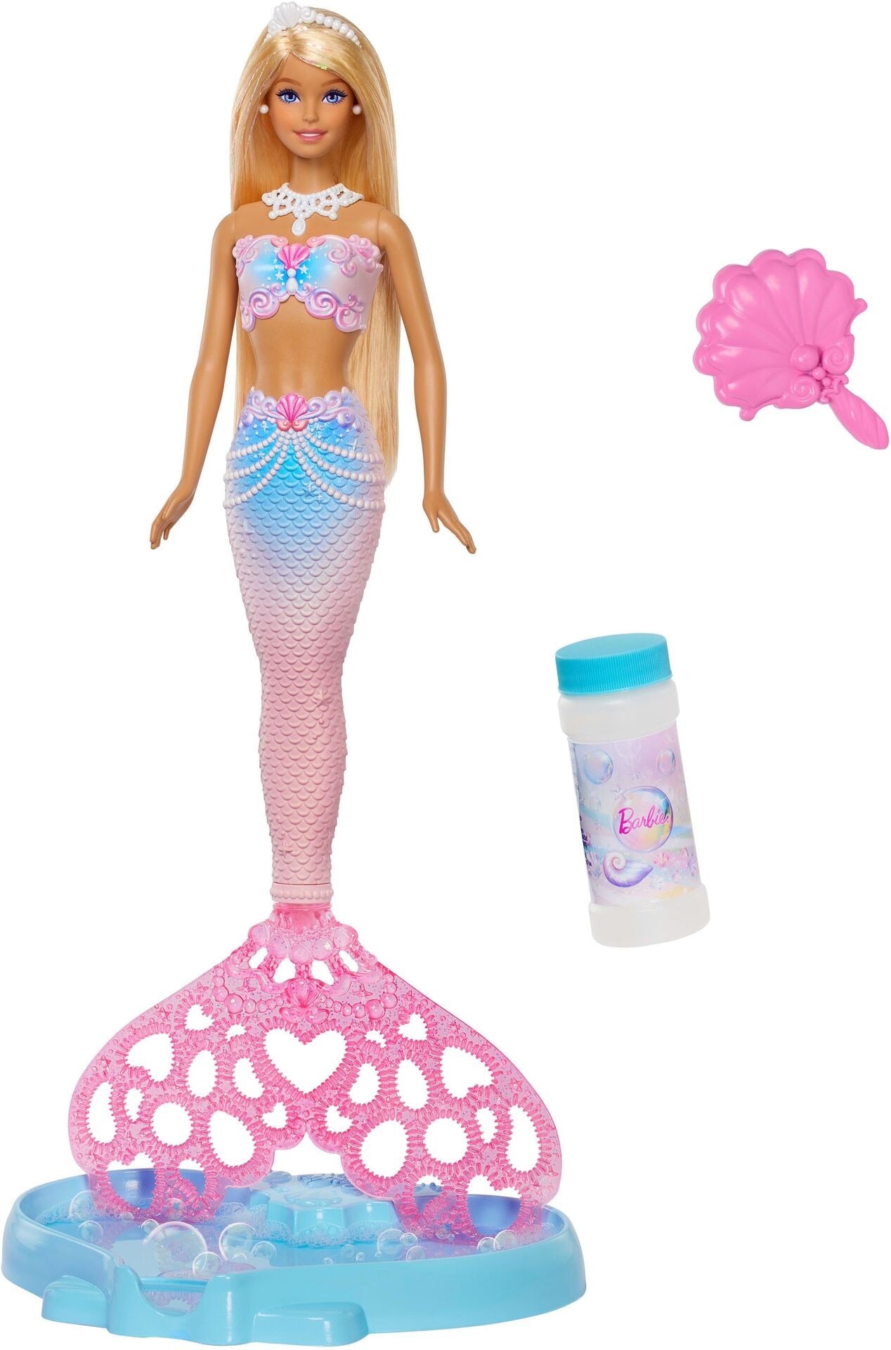 Barbie Bubbletastic Meerjungfrau - Mattel - MATTEL JLW56 Produktfoto - Mattel - Barbie Bubbletastic Meerjungfrau - Modell MATTEL JLW56 Produktbild fuer Online-Shop