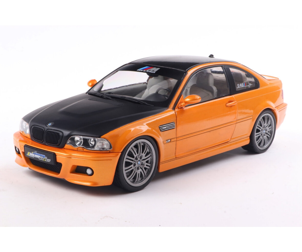 Solido 1:18 BMW E46 M3 coupe orange Solido 1:18 BMW E46 M3 coupe orange