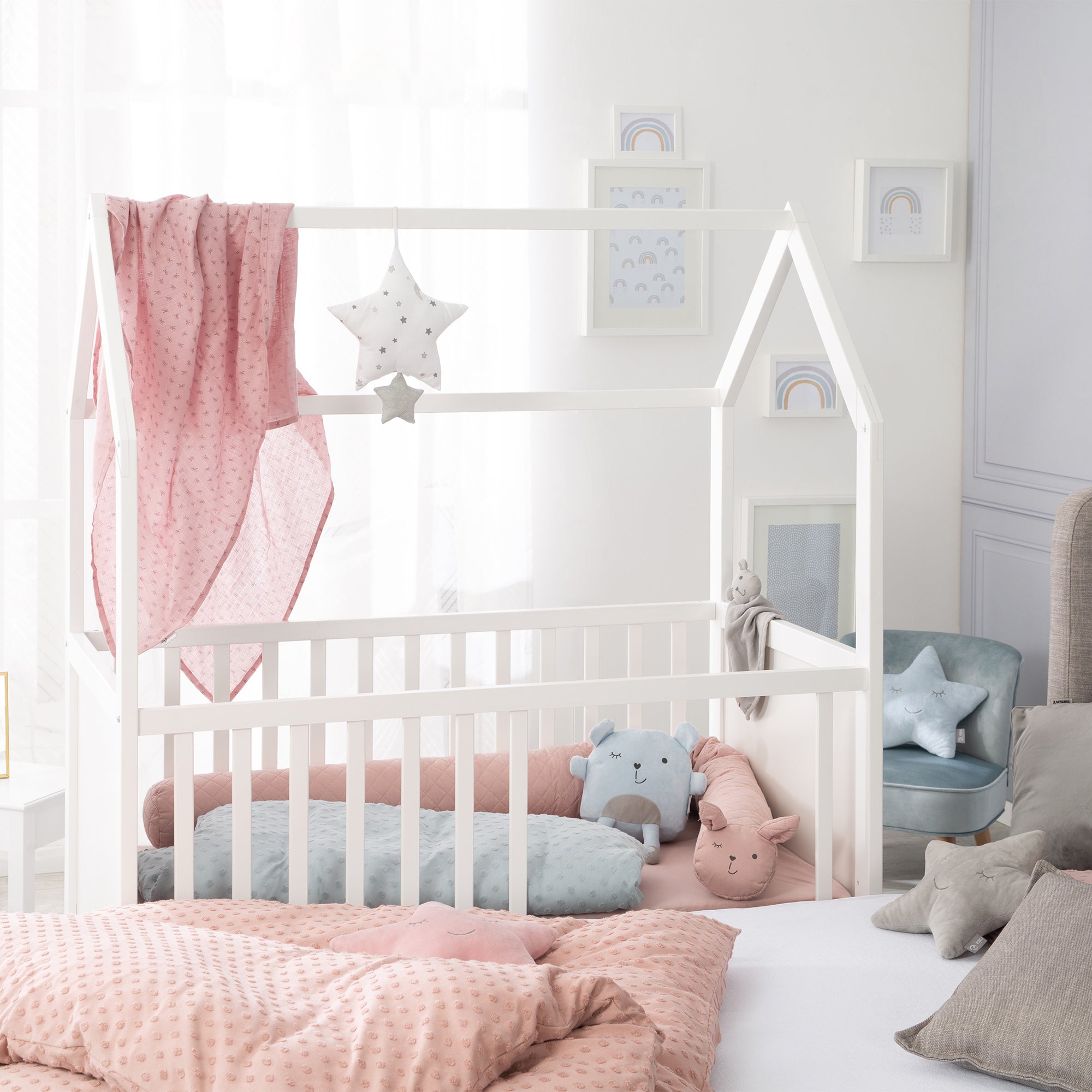 Roba 203120WEFS Hausbett 60x120 cm weiß – Komplettbettsets & Einzelbetten - Produktbild 6