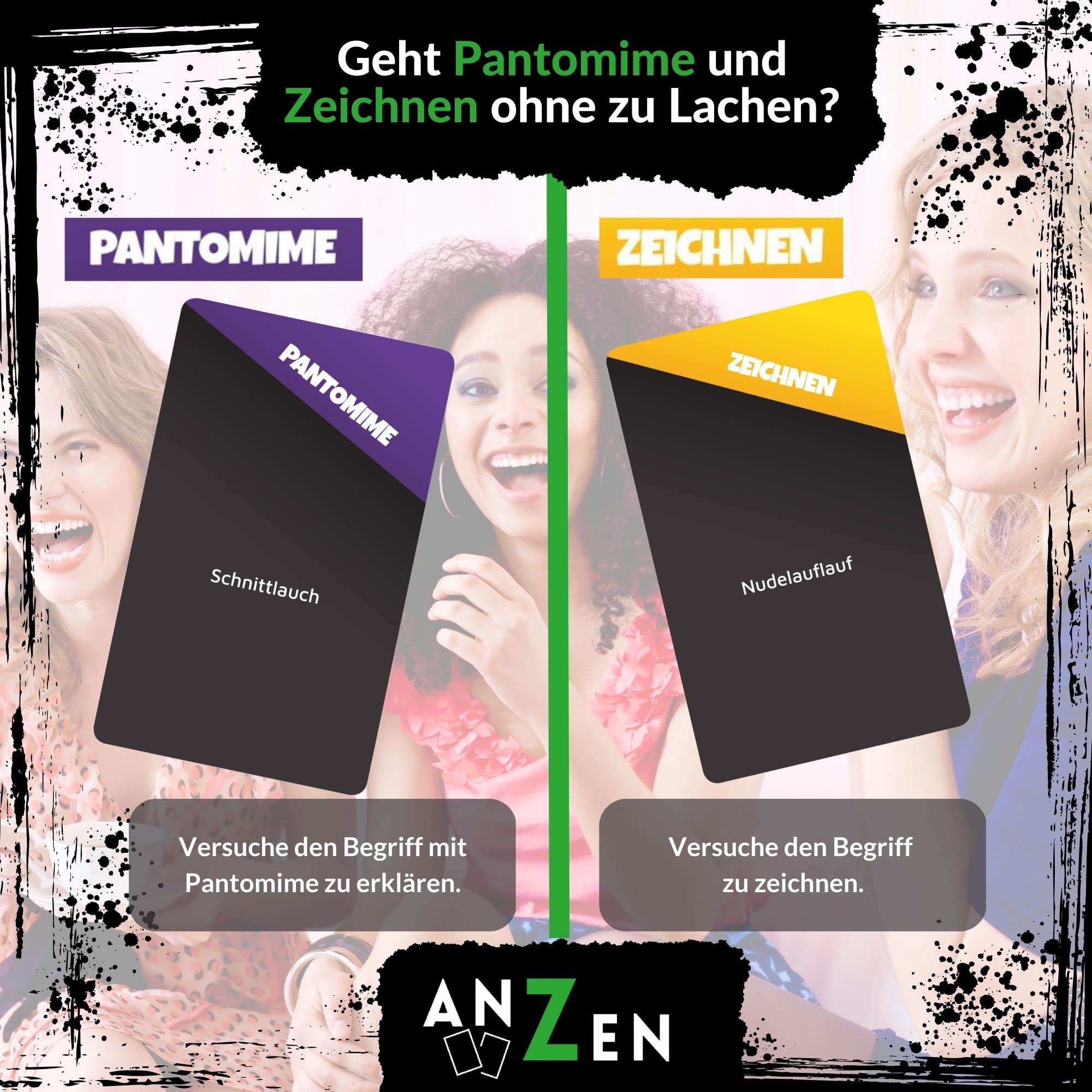 ANZEN - LOL KOCHEN - Lachen "verboten" DE Werbung, Plakat, Text