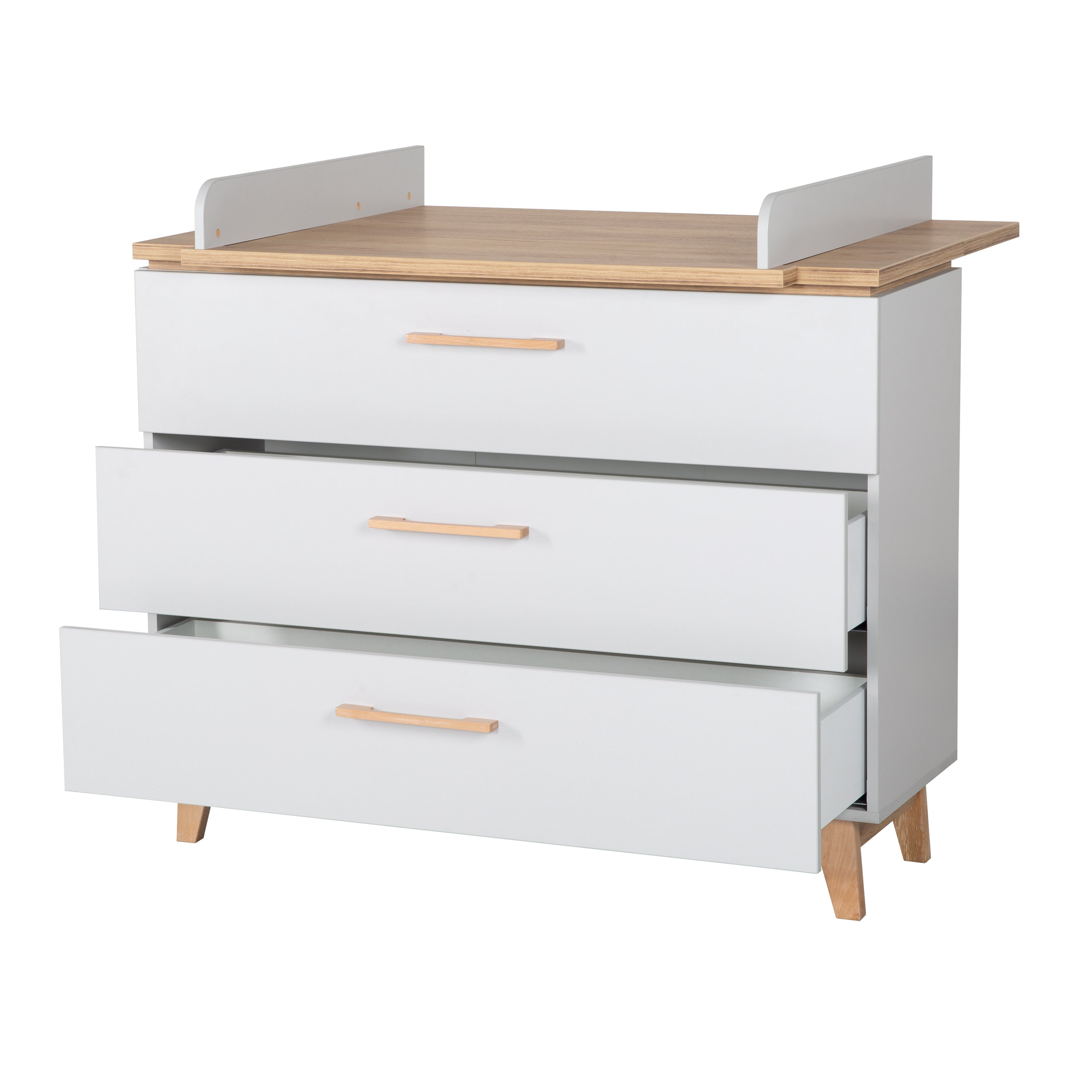 Roba 1731789 breite Wickelkommode Caro lichtgrau – Wickelkommode breit - Bild 5 Roba 1731789 breite Wickelkommode Caro lichtgrau – Wickelkommode breit - Produktbild 5