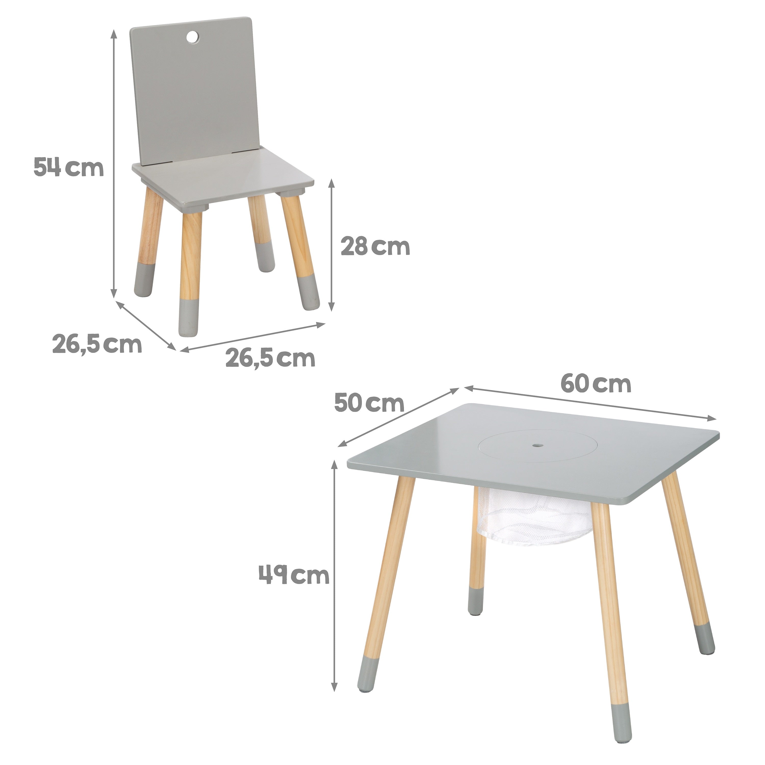 Roba 450029GA Sitzgruppe mit Aufbewahrungsnetz grau – Spielmöbel - Bild 5 Roba 450029GA Sitzgruppe mit Aufbewahrungsnetz grau – Spielmöbel - Produktbild 5