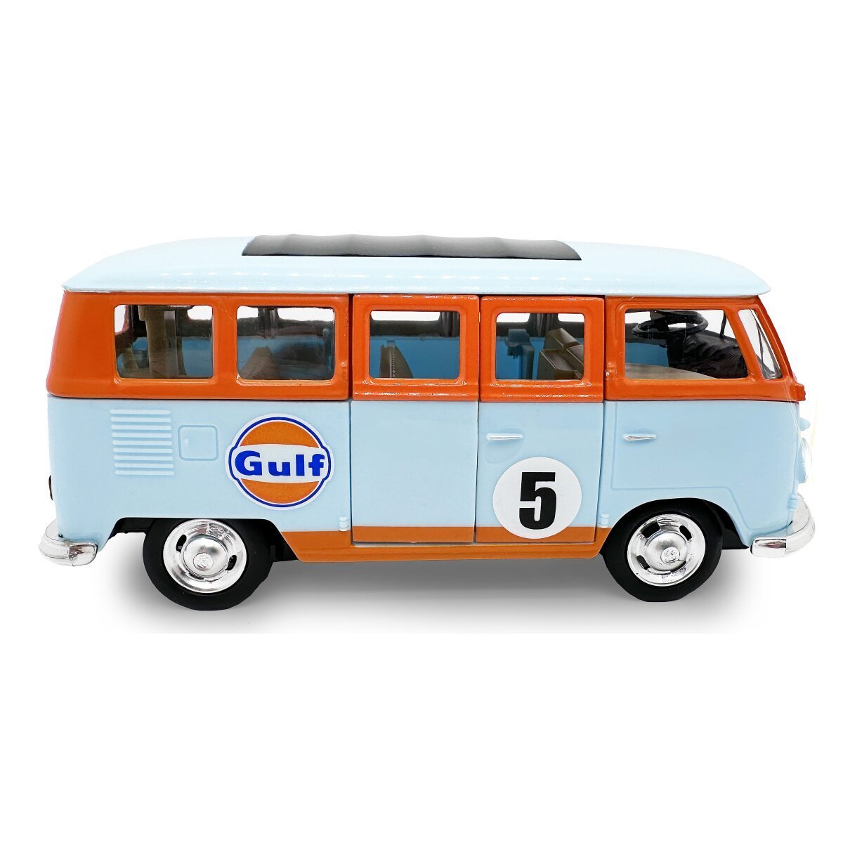 JAMARA Volkswagen T1 Diecast 1:30 hellblau inkl. Knopfzellen ab 3 Jahren JAMARA Volkswagen T1 Diecast 1:30 hellblau inkl. Knopfzellen ab 3 Jahren