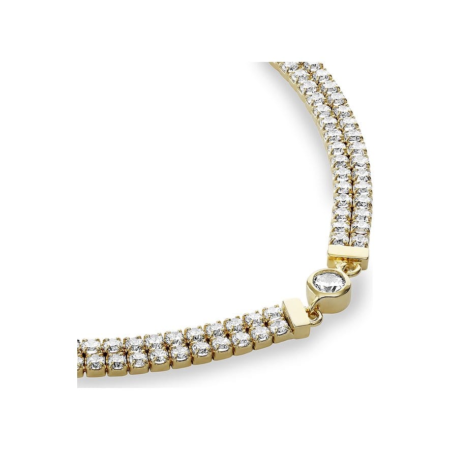 JETTE S.88301188 ARMBAND GOLD SILBER ZIRKONIA
