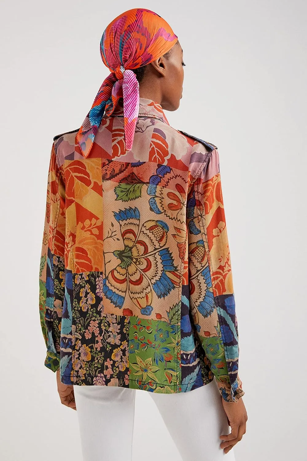 Desigual Damen Jacke „Chaq Larson“ by M. Christian Lacroix - Mehrfarbig 22SWEW56 GR. L Desigual Damen Jacke „Chaq Larson“ by M. Christian Lacroix - Mehrfarbig 22SWEW56 GR. L