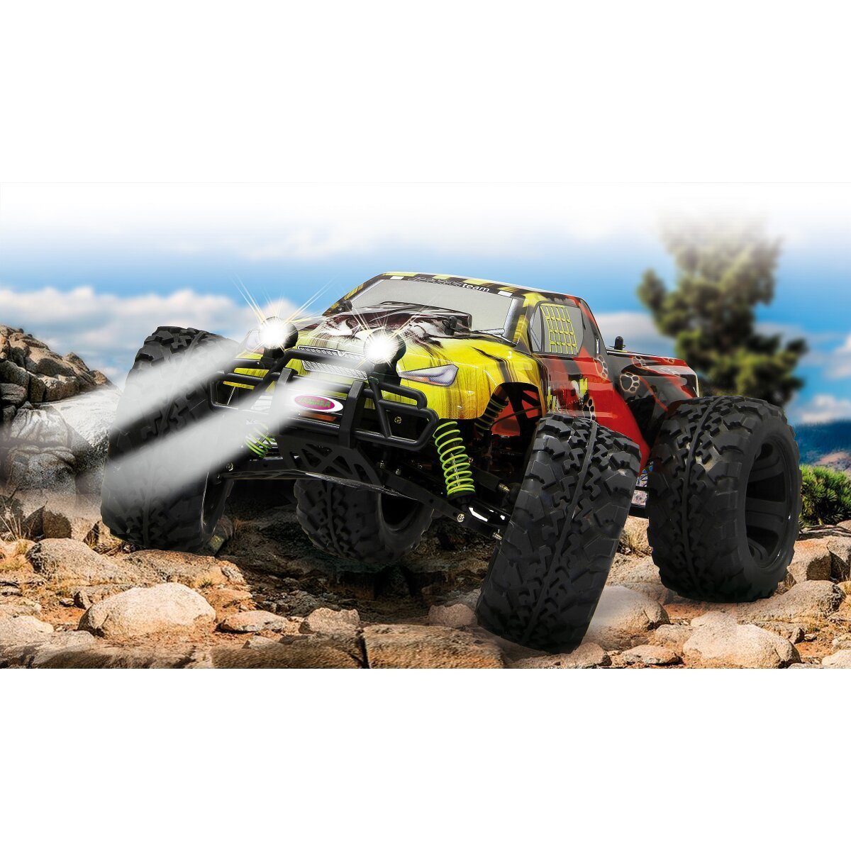 JAMARA Tiger Monstertruck 4WD 1:10 NiMh 2,4GHz mit LED ab 14 Jahren