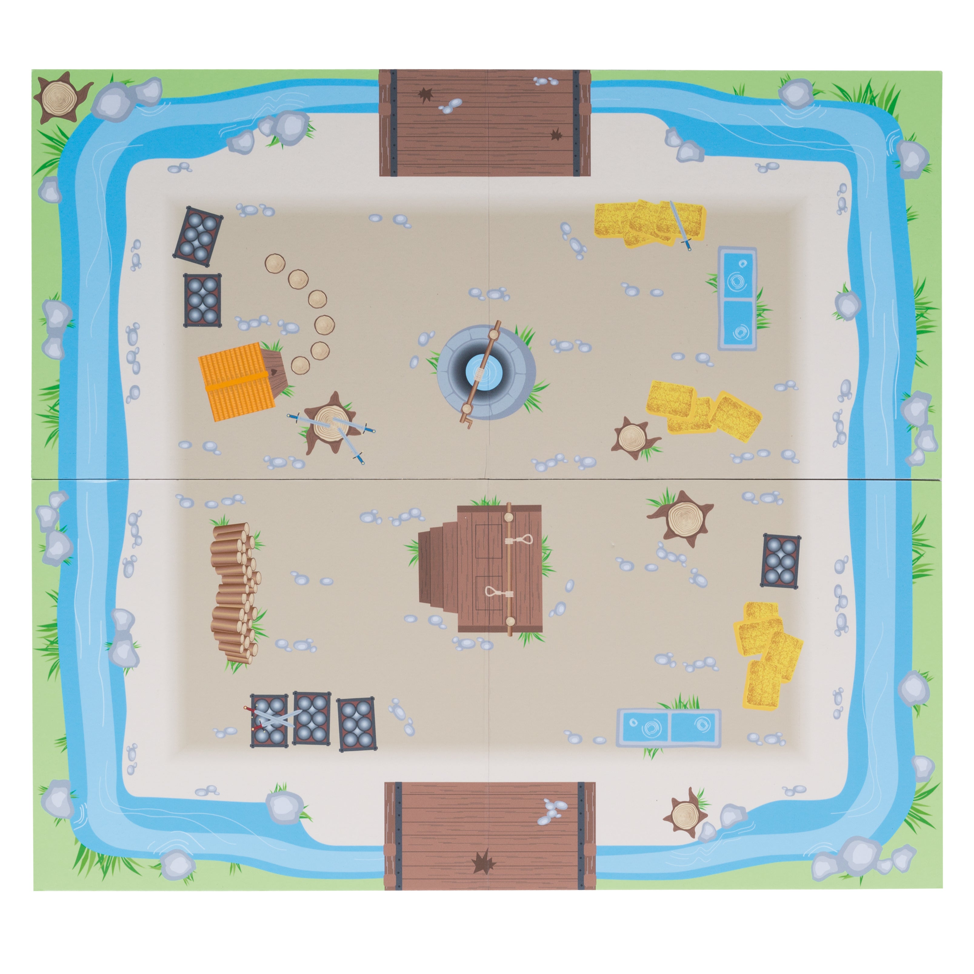 Roba 490065 Ritterburg 3 in 1 bunt – Puppenmöbel & Häuser - Produktbild 4