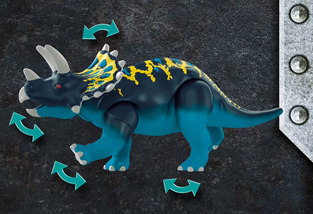 PLAYMOBIL 70627 Triceratops: Randale um die legendären Steine Tier, Dinosaurier, Reptil