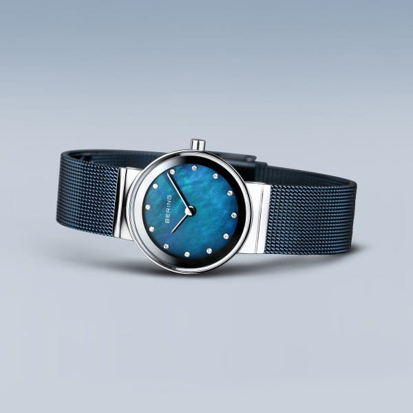 Bering 10126-307 Damenuhr, Milanaise, Blau/Silber Bering 10126-307 Damenuhr, Milanaise, Blau/Silber