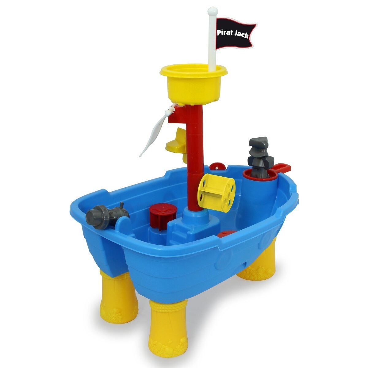JAMARA Sand- und Wasserspieltisch Pirat Jack 21 Teile ab 24 Monaten