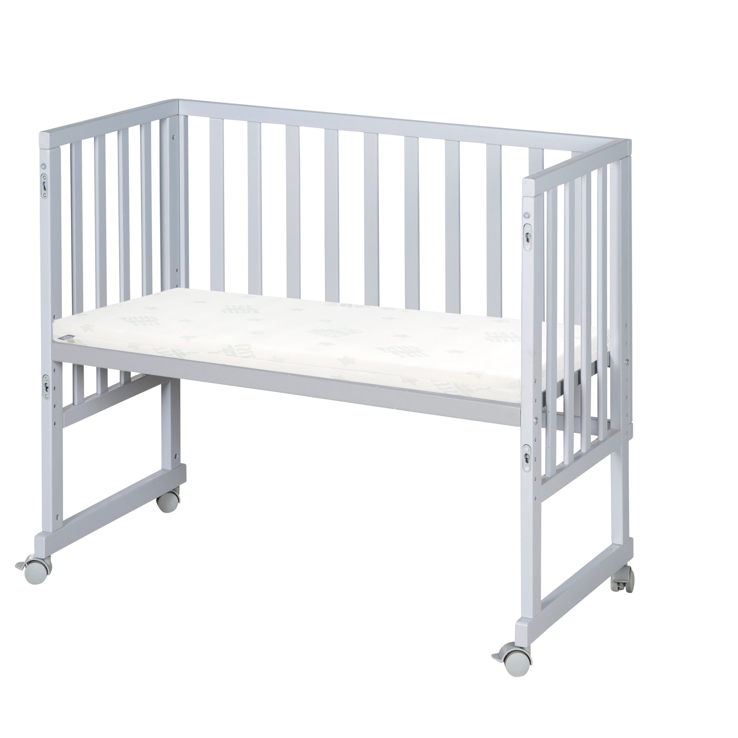 Roba 8961TP1 Stuben- Beistellbett +Barriere/Matratze taupe – Stubenbetten - Bild 4 Roba 8961TP1 Stuben- Beistellbett +Barriere/Matratze taupe – Stubenbetten - Produktbild 4