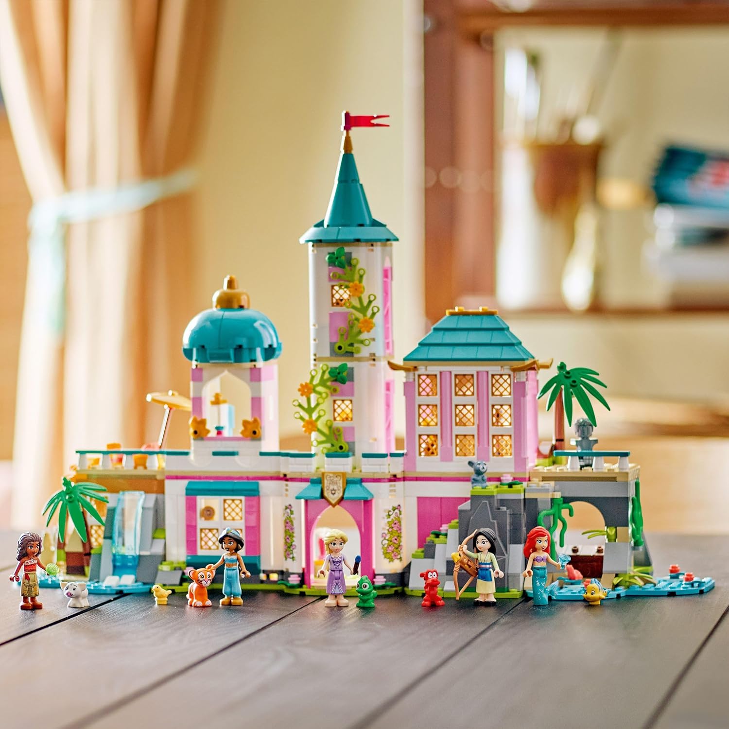 Lego® Disney Schloss & königliche Haustiere Bauset für Kinder 43267 Spielzeug, Lego-Set, Person