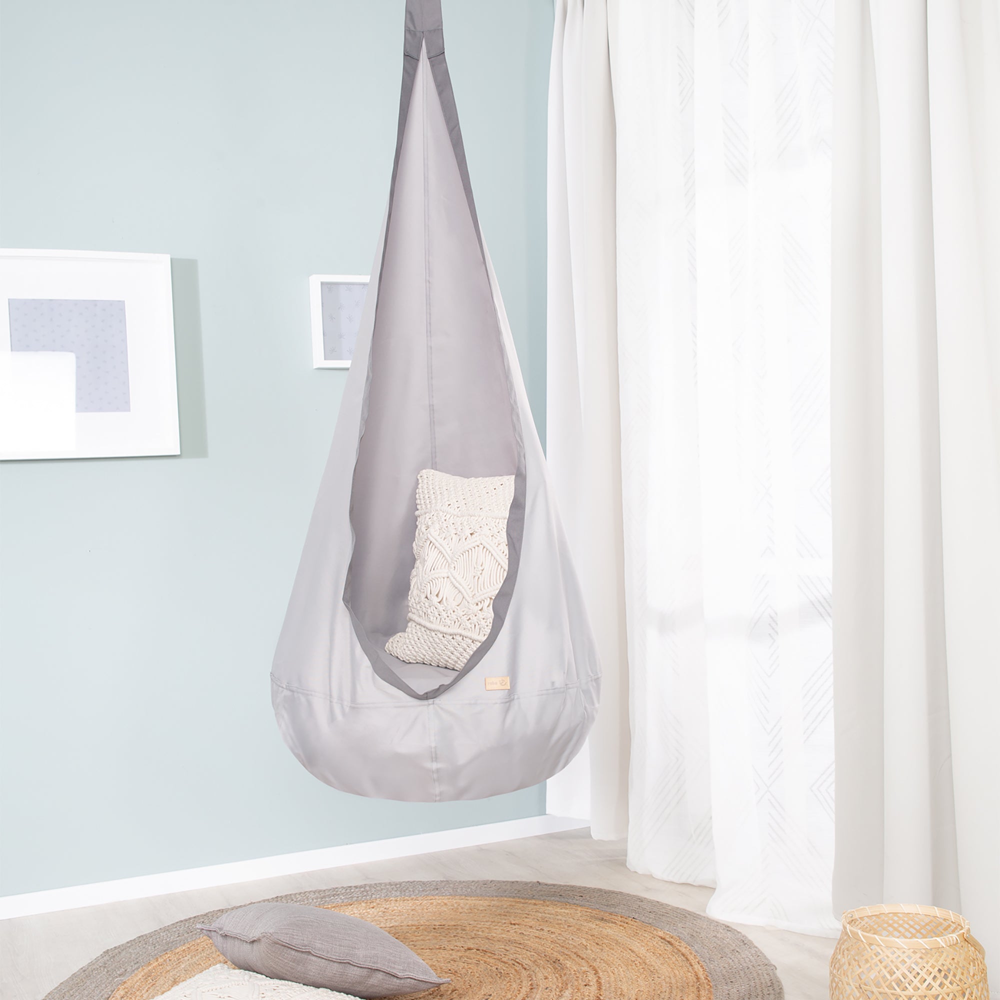 Roba 97218T Hängesack grau – Wippe & Hängesitze - Bild 8 Roba 97218T Hängesack grau – Wippe & Hängesitze - Produktbild 8