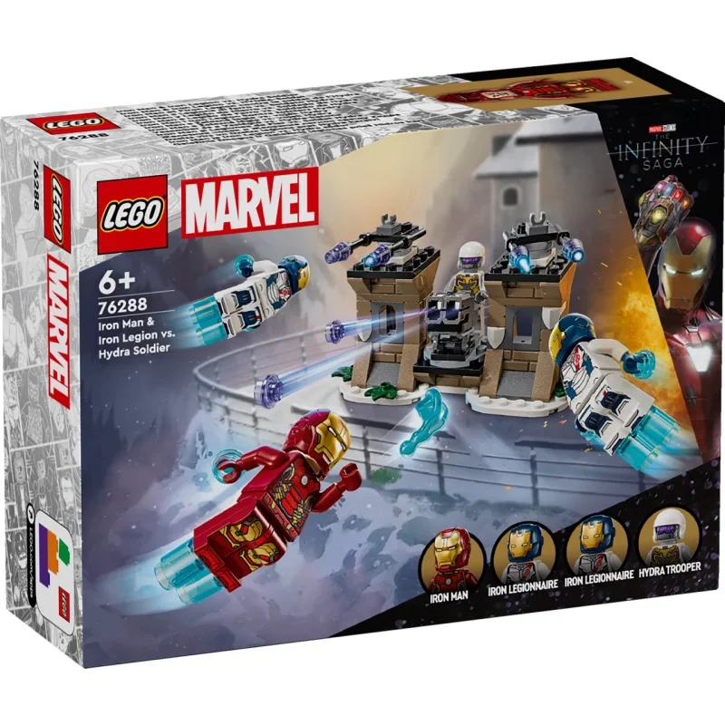 LEGO® 76288 Marvel Super Heroes - Iron Man & Iron Legion vs. HYDRA-Soldat LEGO®, 76288, Marvel, Super, Heroes, -, Iron, Man, &, Iron, Legion, vs., HYDRA-Soldat