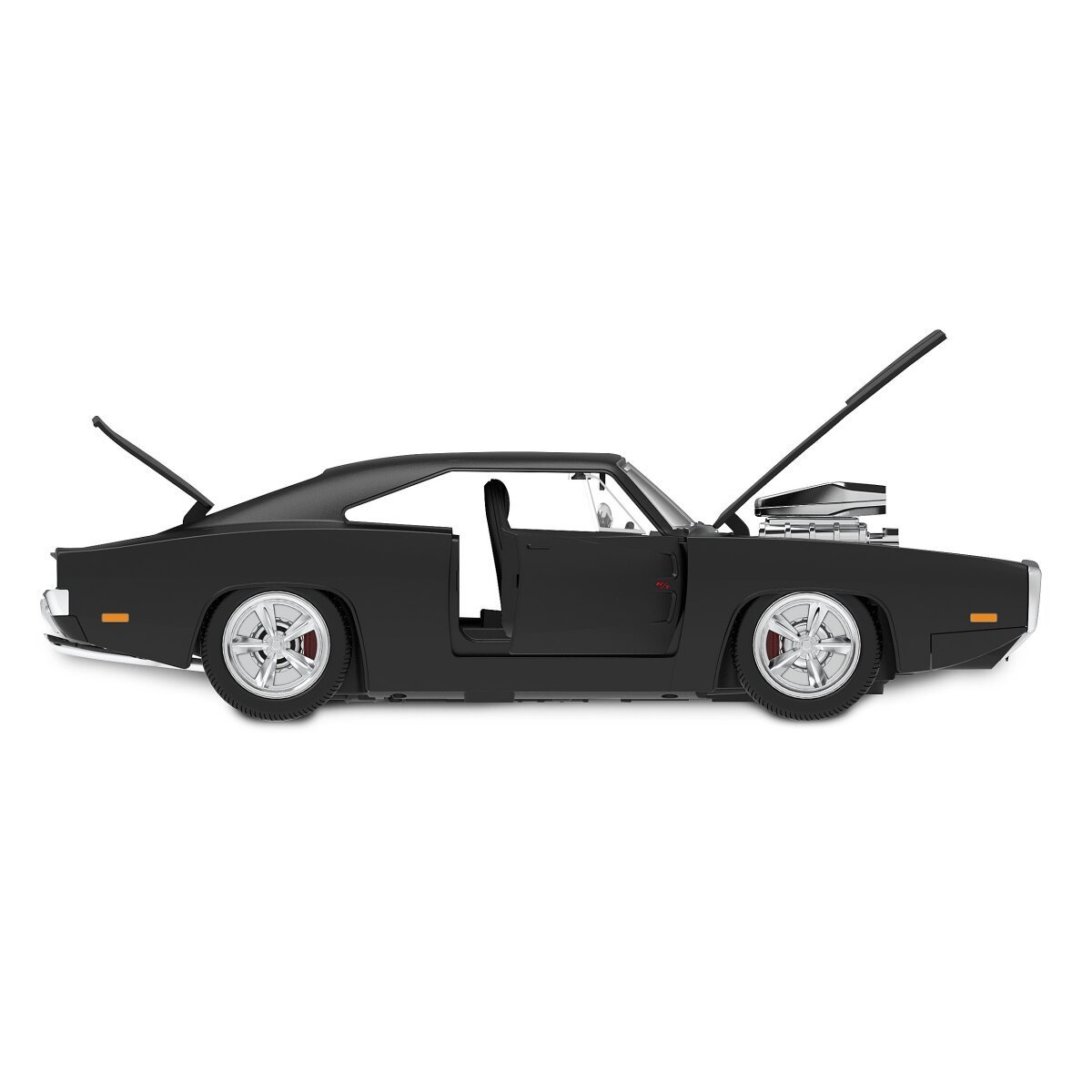 JAMARA Dodge Charger R/T 1970 1:16 schwarz 2,4GHz Tür manuell ab 6 Jahren