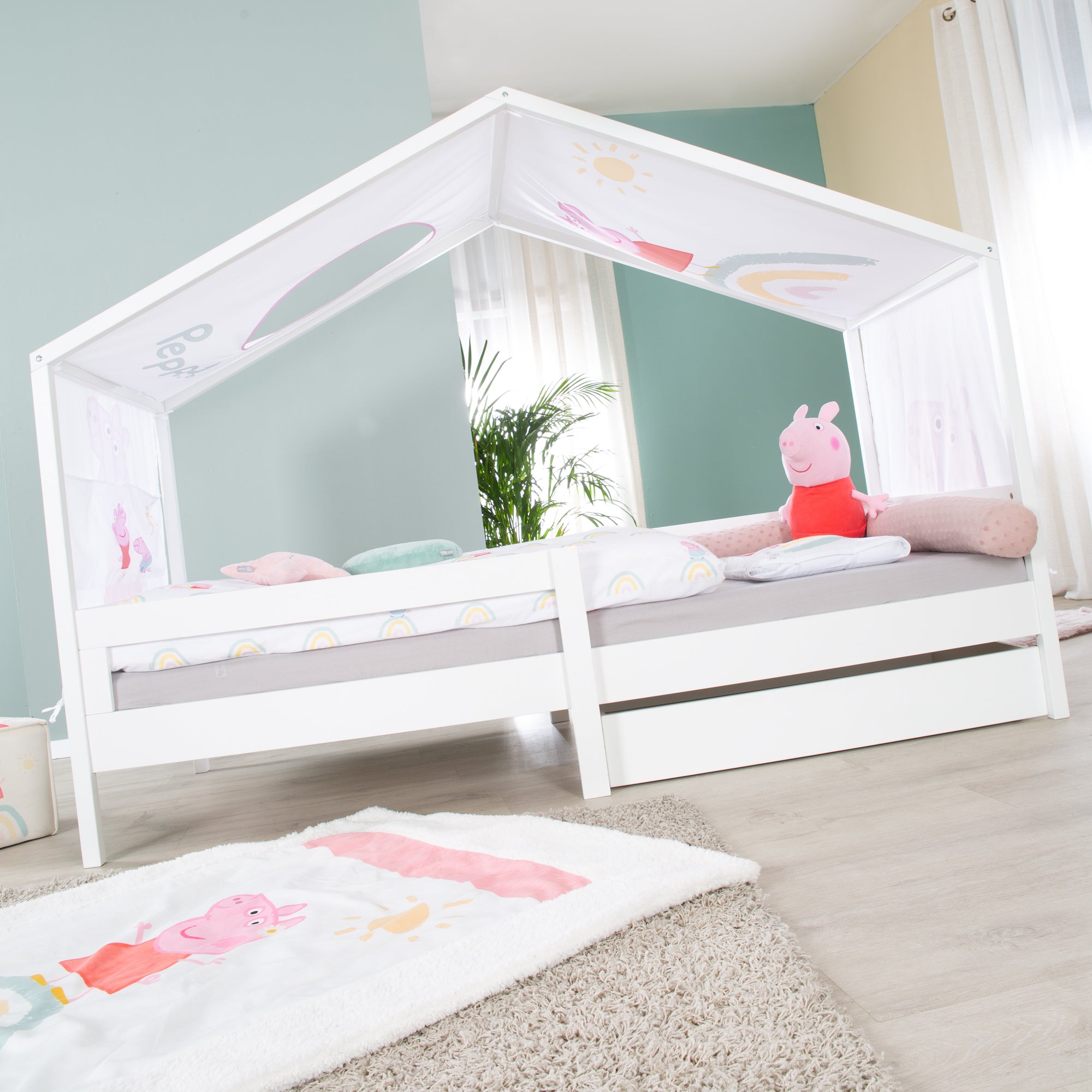 Roba 207014WE Hausbett Set weiß – Hausbetten - Bild 5 Roba 207014WE Hausbett Set weiß – Hausbetten - Produktbild 5